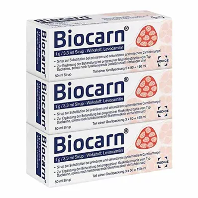 BIOCARN Sirap, 3X50 ml