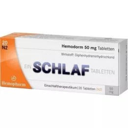 HEMODORM 50 mg sömntabletter, 20 st