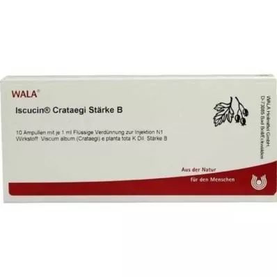 ISCUCIN crataegi Styrka B Ampuller, 10X1 ml ISCUCIN crataegi Styrka B Ampuller, 10X1 ml