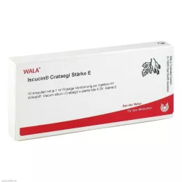 ISCUCIN crataegi Stärkelse E Ampuller, 10X1 ml