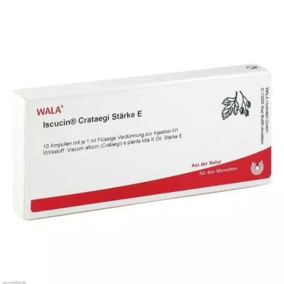 ISCUCIN crataegi Stärkelse E Ampuller, 10X1 ml ISCUCIN crataegi Stärkelse E Ampuller, 10X1 ml