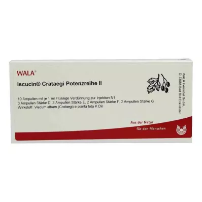 ISCUCIN crataegi potensserier II Ampuller, 10X1 ml ISCUCIN crataegi potensserier II Ampuller, 10X1 ml