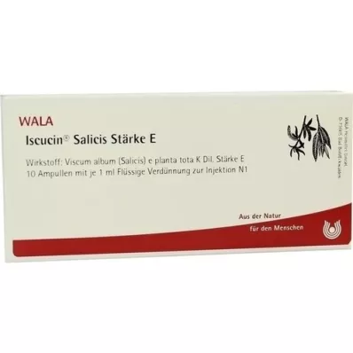 ISCUCIN salicis stärkelse E ampuller, 10X1 ml