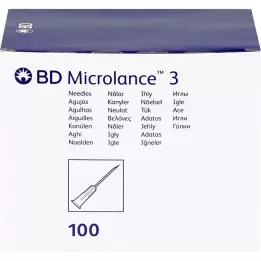 BD MICROLANCE Kanyl 23 G 1 1/4 0,6x30 mm, 100 st