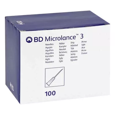 BD MICROLANCE Kanyl 23 G 1 1/4 0,6x30 mm, 100 st