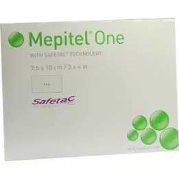 MEPITEL Ett 7,5x10 cm nätbandage av silikon, 10 st