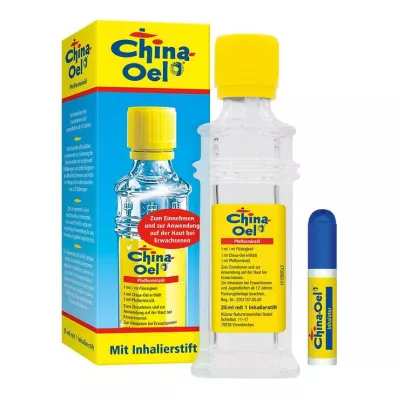 CHINA ÖL med inhalator, 25 ml CHINA ÖL med inhalator, 25 ml