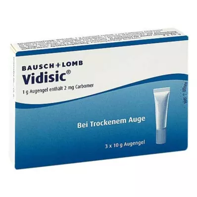 VIDISIC Ögongel, 3X10 g VIDISIC Ögongel, 3X10 g