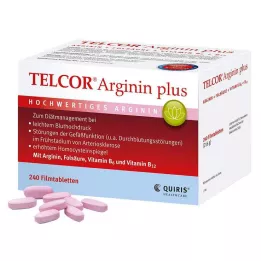 TELCOR Arginin plus filmdragerade tabletter, 240 st