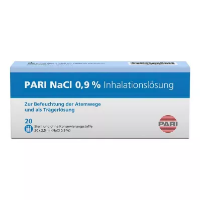 PARI NaCl-inhalationslösning Ampuller, 20X2,5 ml