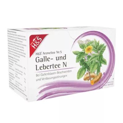 H&amp;S Gall- och leverte N Filterpåsar, 20X2,0 g