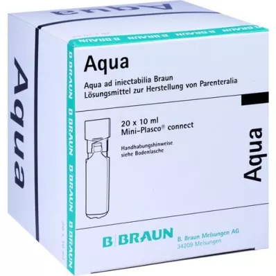 AQUA AD injectabilia Miniplasco connect Inj. lösning, 20X10 ml