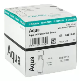 AQUA AD injectabilia Miniplasco connect Inj. lösning, 20X10 ml