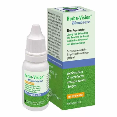 HERBA-VISION Ögondroppar med blåbär, 15 ml
