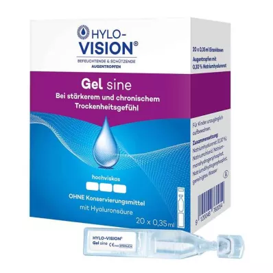 HYLO-VISION Gel sine engångsdospipetter, 20X0,35 ml HYLO-VISION Gel sine engångsdospipetter, 20X0,35 ml