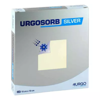 URGOSORB Silver 10x10 cm kompresser, 10 st