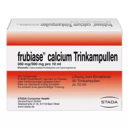 FRUBIASE CALCIUM T Drickampuller, 20 st