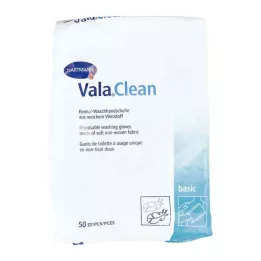 VALACLEAN Grundläggande tvätthandskar, 50 st