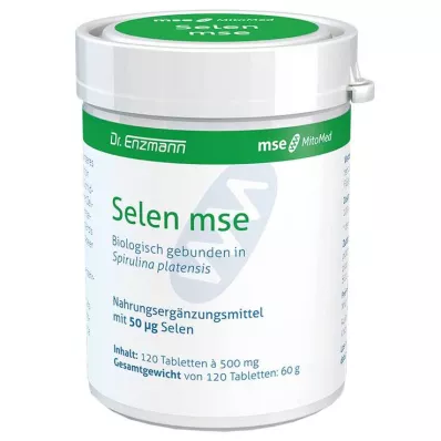 SELEN MSE 50 µg tabletter, 120 st