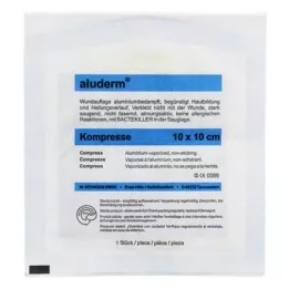 ALUDERM Kompresser 10x10 cm, 1 st