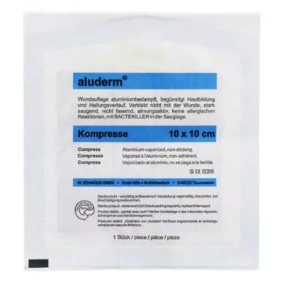 ALUDERM Kompresser 10x10 cm, 1 st