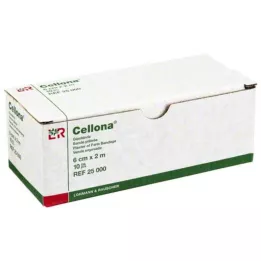 CELLONA Gipsförband 6 cmx2 m, 2X5 st