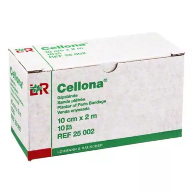 CELLONA Gipsförband 10 cmx2 m, 2X5 st