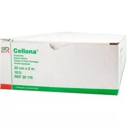 CELLONA Gipsförband 20 cmx2 m, 2X5 st