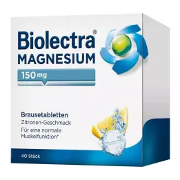 BIOLECTRA Magnesium 150 mg Citron brustabletter, 40 st