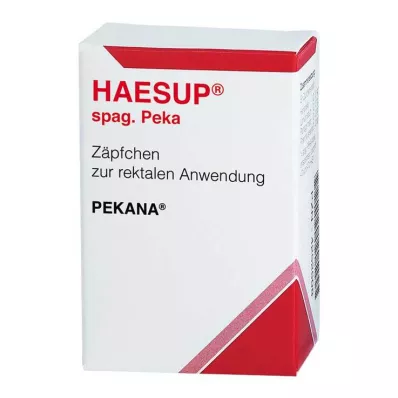 HAESUP spag.peka suppositorier, 10 st HAESUP spag.peka suppositorier, 10 st