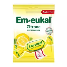 EM-EUKAL Sockerfria citronkarameller, 75 g