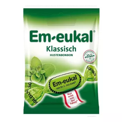 Em-eukal hostdroppar klassiska med socker, 75 g