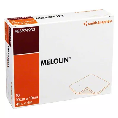 MELOLIN 10x10 cm sårförband sterila, 10 st