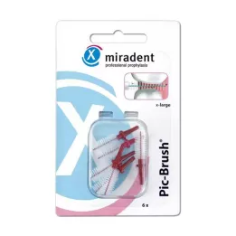 Miradent interdentalborste Pic-Brush x-stor bor, 6 st