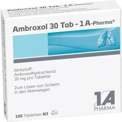 AMBROXOL 30 Tab-1A Pharma tabletter, 100 st