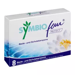 SYMBIOFEM Skyddande bad och skyddande tampong, 8 st