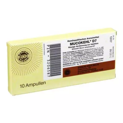 MUCOKEHL Ampuller D 7, 10X1 ml