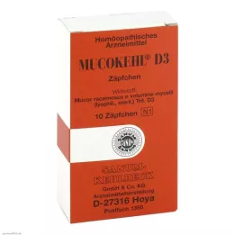 MUCOKEHL Suppositorier D 3, 10 st