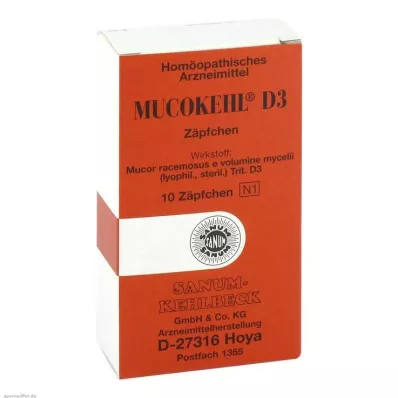 MUCOKEHL Suppositorier D 3, 10 st MUCOKEHL Suppositorier D 3, 10 st