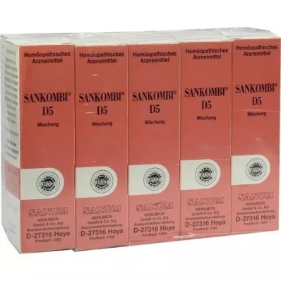 SANKOMBI D 5 droppar, 10X10 ml