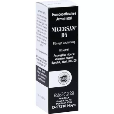 NIGERSAN D 5 droppar, 10 ml