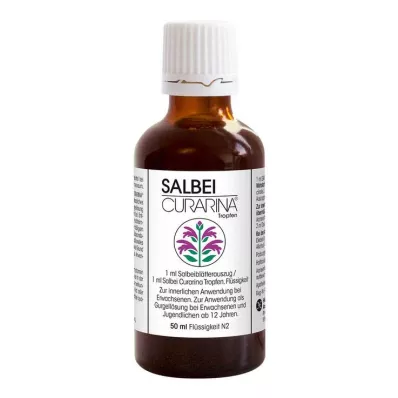 SALBEI CURARINA Droppar, 50 ml