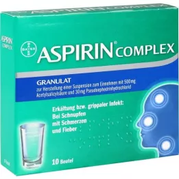 ASPIRIN COMPLEX påse med granulat för beredning av en suspension för administrering, 10 st