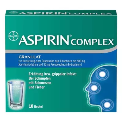 ASPIRIN COMPLEX påse med granulat för beredning av en suspension för administrering, 10 st ASPIRIN COMPLEX påse med granulat för beredning av en suspension för administrering, 10 st