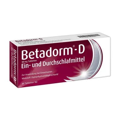 Betadorm D tabletter, 20 st