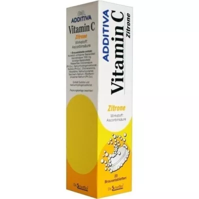 ADDITIVA C-vitamin 1 g brustabletter, 20 st