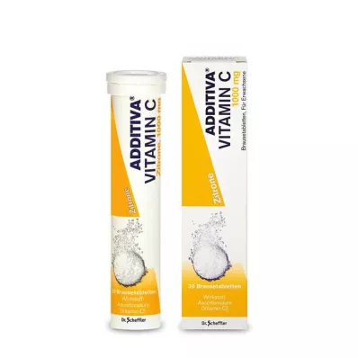 ADDITIVA C-vitamin 1 g brustabletter, 20 st ADDITIVA C-vitamin 1 g brustabletter, 20 st