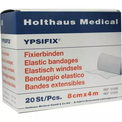 FIXIERBINDE Ypsifix resår 8 cmx4 m lös, 20 st