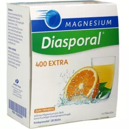 MAGNESIUM DIASPORAL 400 Extra dricksgranulat, 20 st