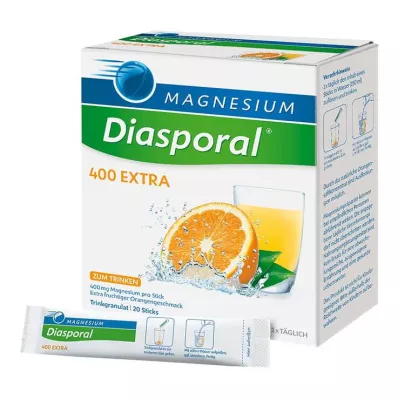 MAGNESIUM DIASPORAL 400 Extra dricksgranulat, 20 st MAGNESIUM DIASPORAL 400 Extra dricksgranulat, 20 st